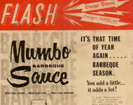 Mumbo Barbeque Sauce - Historic Summer Chicago Tribune Advertisement