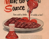 MUMBO BAR-B-Q SAUCE - Historic Herald American Advertisement