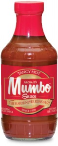 Tangy Hot MUMBO BBQ Sauce Label