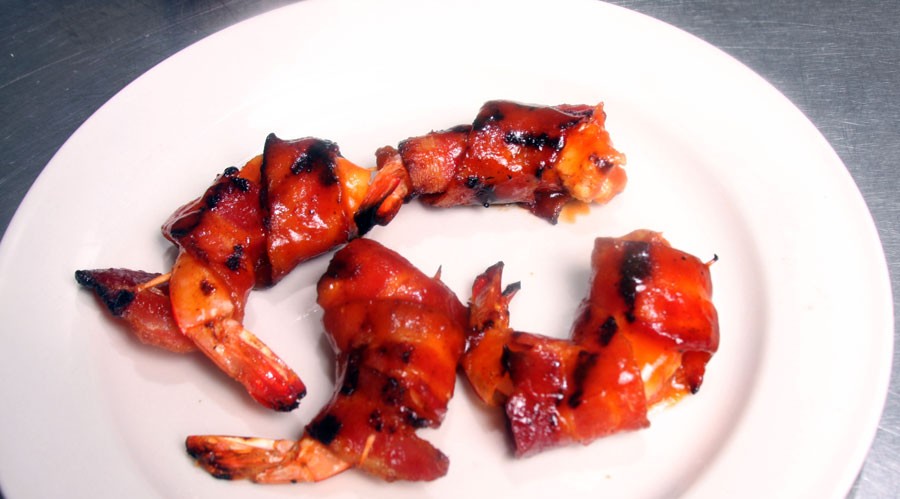 Grilled Shrimp with Smoke Hickory Tamarind BBQ Sauce