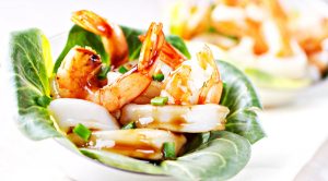 Grilled MUMBO® Shrimp Lettuce Wraps