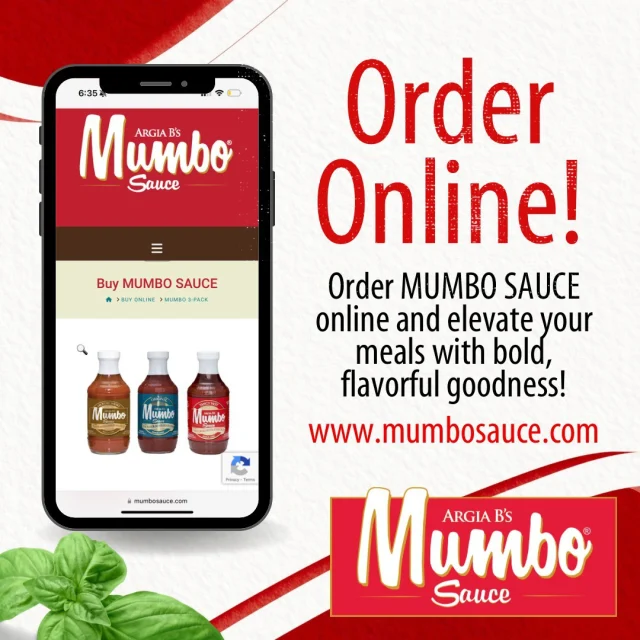 Craving Argia B’s MUMBO SAUCE? Don't wait! Order online and get your favorite flavors delivered right to your door. 🏠✨ Perfect for all your grilling, dipping, and drizzling needs!

Hashtags:#MumboSauce #OrderOnline #GetSaucy #BBQLovers #SauceDelivery #TheFlavorNeverRunsOut #FoodieFavorites